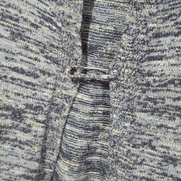 J. Jill Womens Sweater Large Blue Long Line Duster Cardigan - Picture 3 of 10